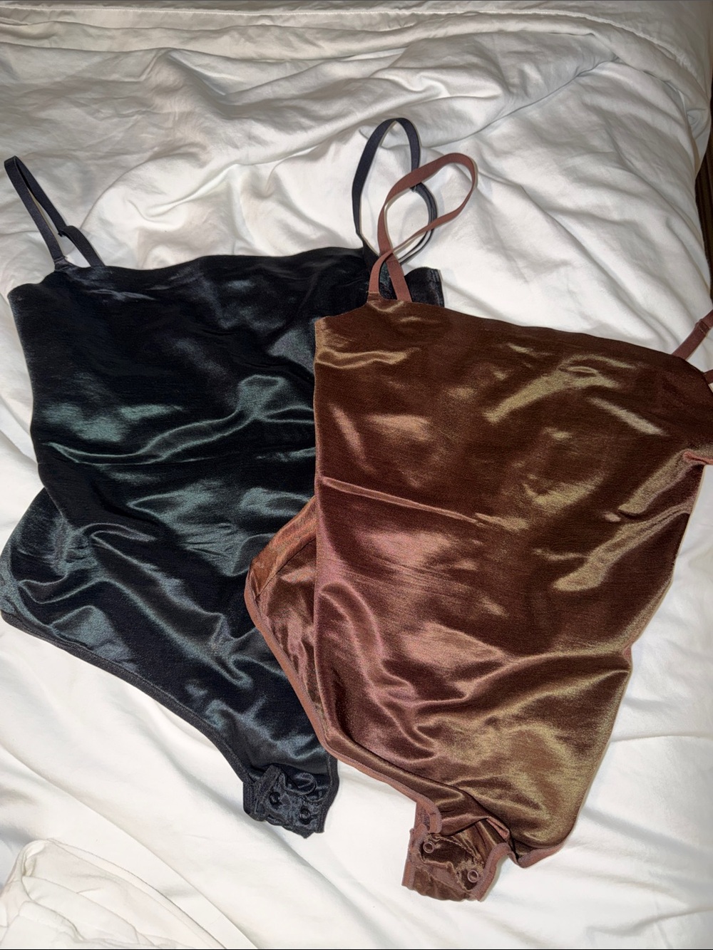 Skims Bodysuit Duo - Black & Chocolate Brown